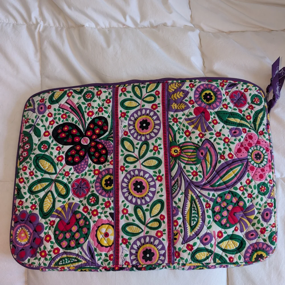 Vera Bradley Multicolor Floral Laptop Sleeve